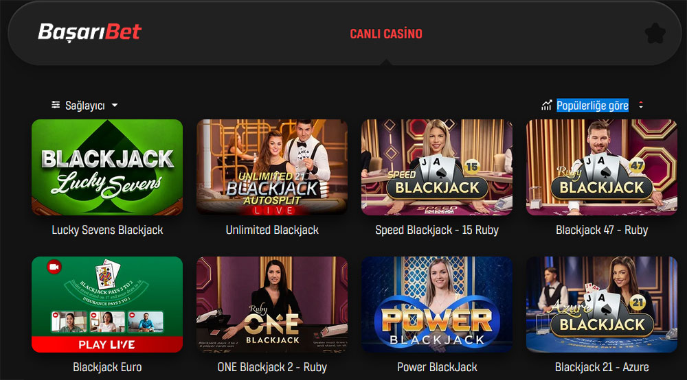Canli casino oyunlari blackjack. 