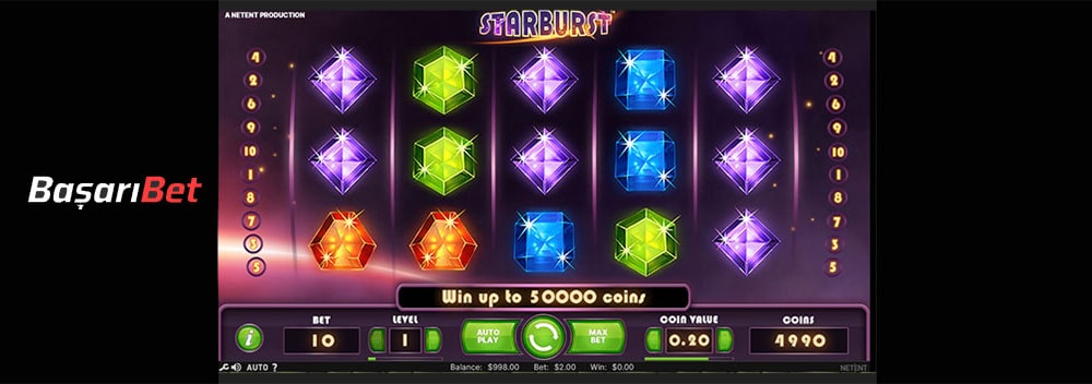 Starburst oyun oyna. 